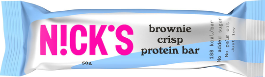 NICK'S Protein Bar Brownie Crisp 50g