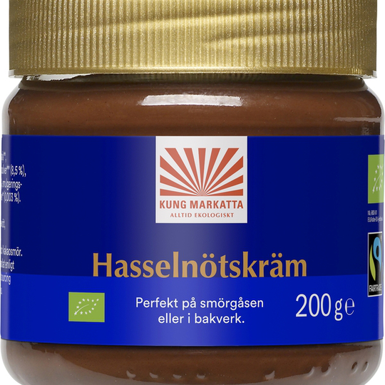 Kung Markatta Hasselnötskräm EKO 200 g