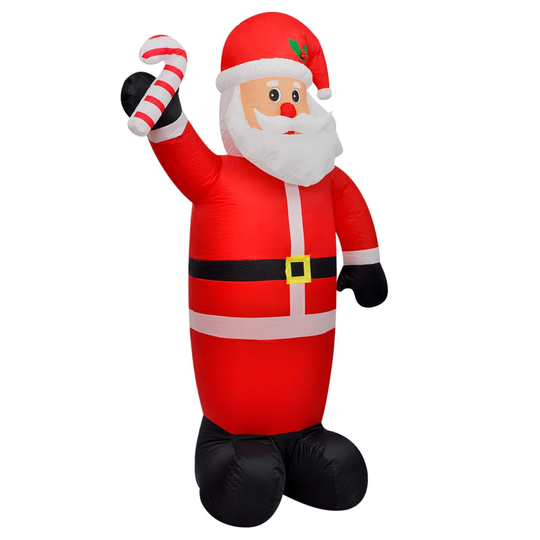 vidaXL Uppblåsbar jultomte 120 cm