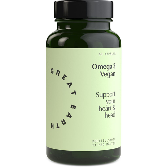 Great Earth Omega-3 Vegan 60 kapslar