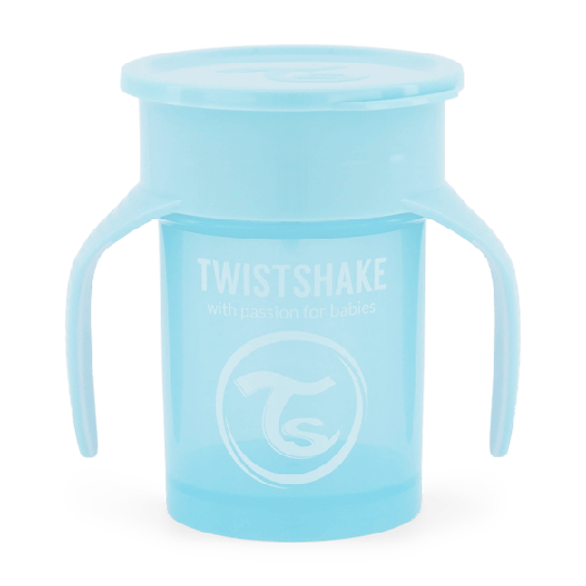 Twistshake 360 Cup Pastel Blue 6+m