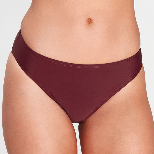 MP Women's Essentials Bikini Bottoms- Washed Oxblood - S