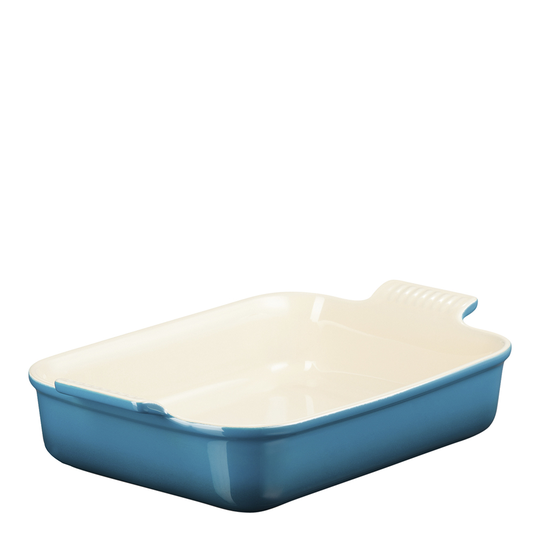 Le Creuset - Heritage Rektangulär Form 32x24 cm Deep Teal