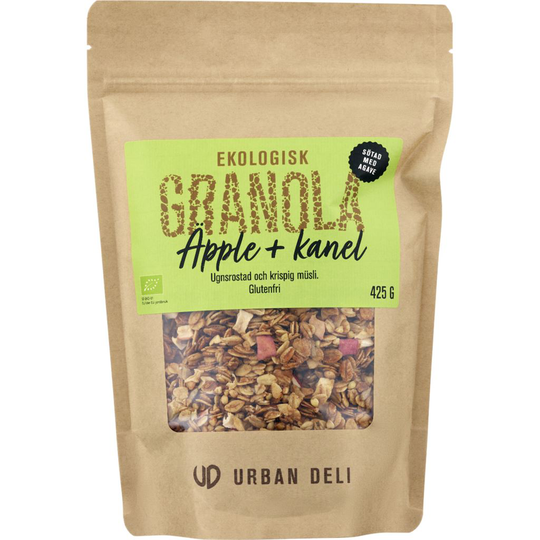 Urban Deli Ekologisk Granola Äpple Kanel 425 g