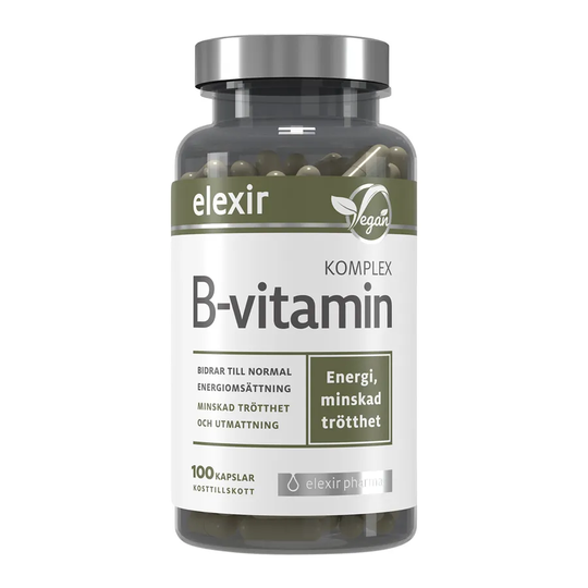 Elexir Pharma B-vitamin Komplex, 100 kapslar