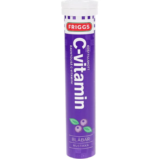 Friggs Brustabletter C-vitamin Blåbär