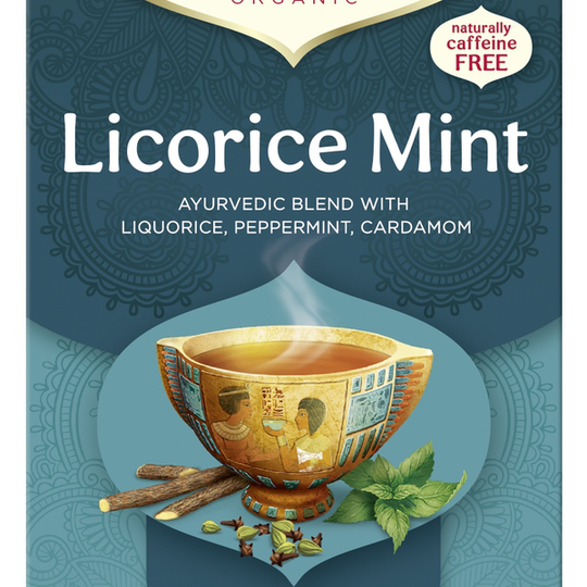 YogiTea Ekologiskt Licorice Mint Krav 17 tepåsar
