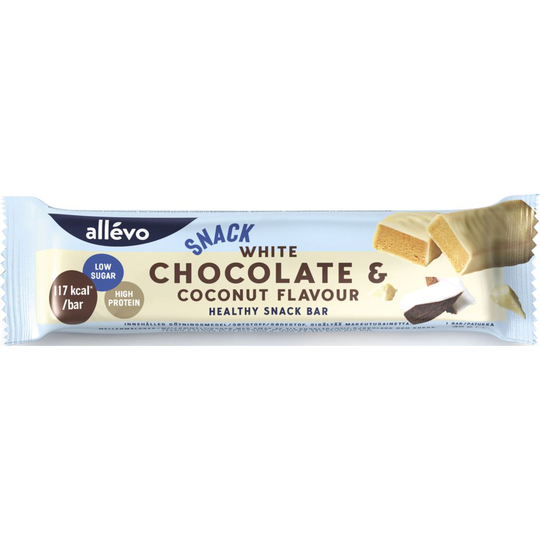 Allévo Snackbar White Chocolate & Coconut 35 g