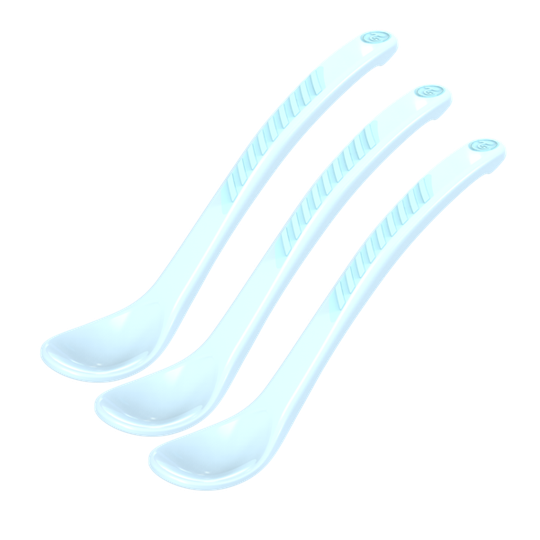 Twistshake 3x Feeding Spoon 4+m Pastell Blå
