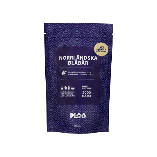 Plog Norrländska Blåbär, 50g