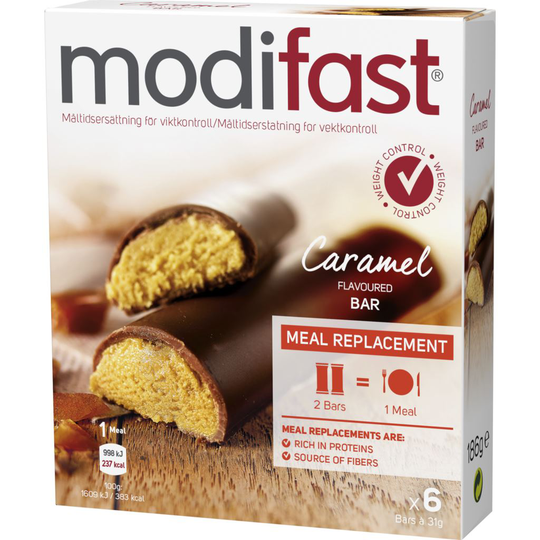 Modifast Bar Caramel 6 st
