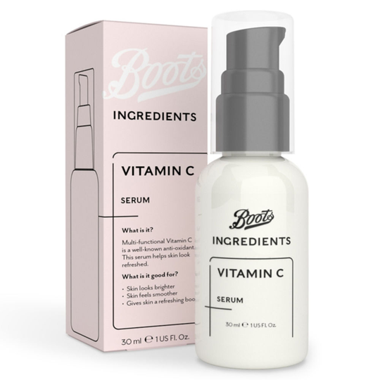 Boots Ingredients Vitamin C Serum 30ml