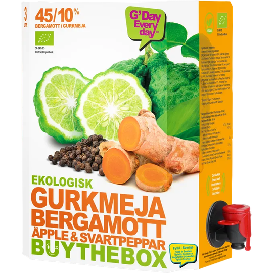 Buy the Box Juice Gurkmeja Bergamott Eko