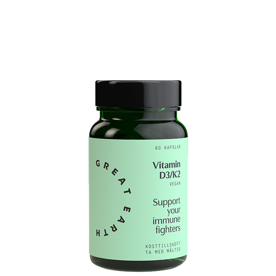 Vitamin D3/K2, 60 kapslar