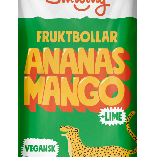 Smiling Fruktbollar Mango/Ananas/Lime 40 g