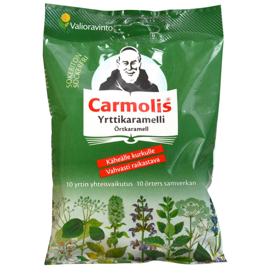 Carmolis Örtkaramell Sockerfri 72 g