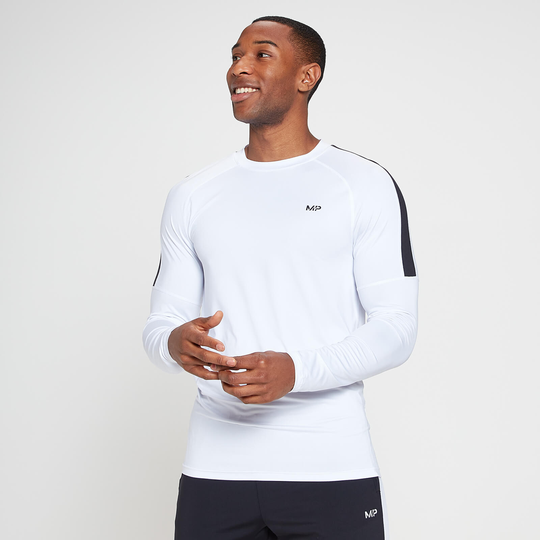 MP Men's Tempo Long Sleeve Top - Vit - S