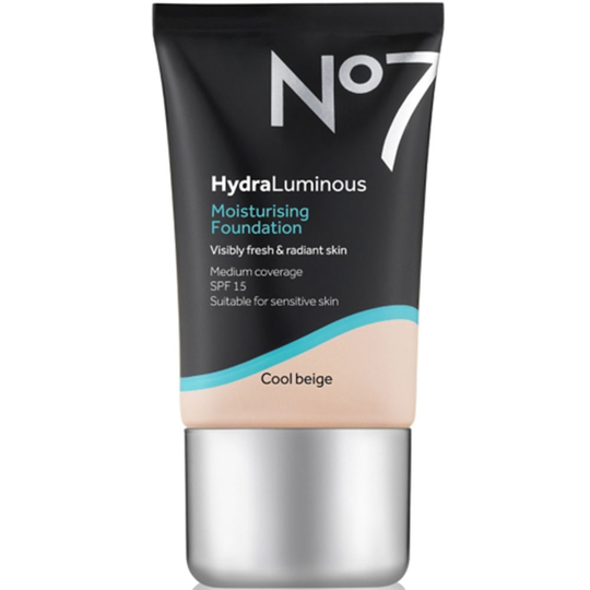 No7 HydraLuminous Moisturising Foundation SPF15 Cool Beige 30 ml