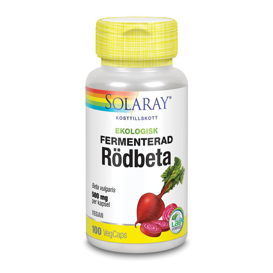 Solaray Fermenterad Rödbeta 100 kapslar
