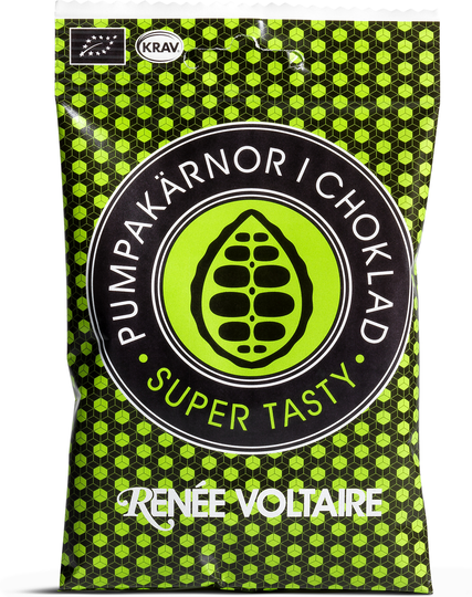 Renée Voltaire Pumpakärnor i choklad 55g