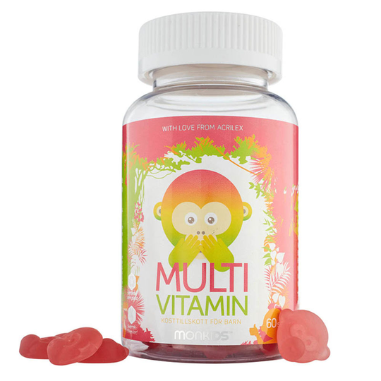 Monkids Multivitamin Barn Hallon 60 st