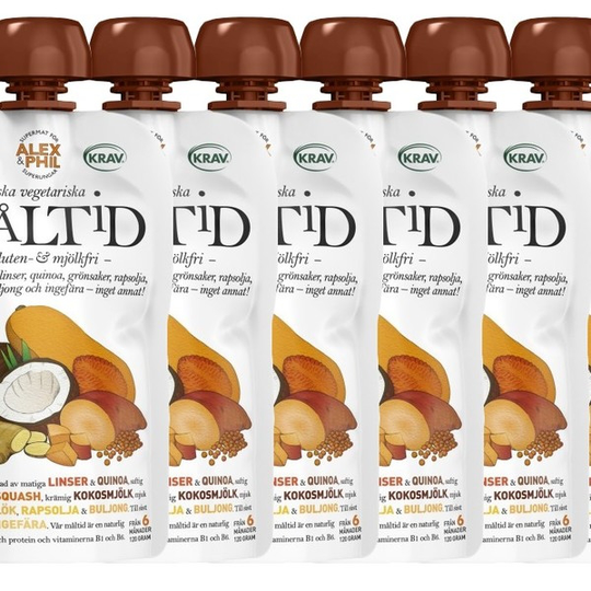 AlexΦl måltid med butternutsquash & kokos, 6-pack