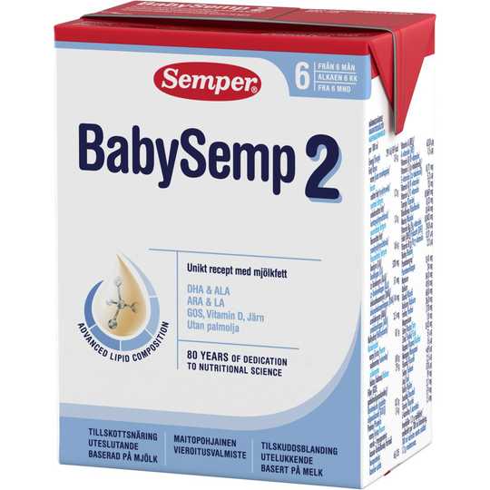 Semper BabySemp 2 Drickfärdig Tillskottsnäring 200 ml