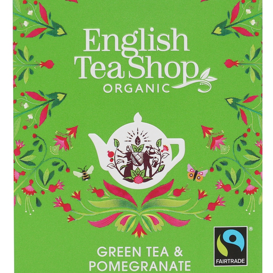 English Tea Shop Grönt te Granatäpple 40 g