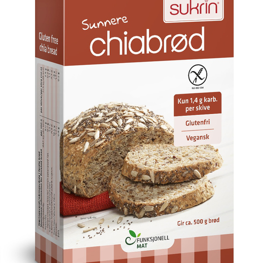 Sukrin Brödmix med Chia och Hampa 250 g