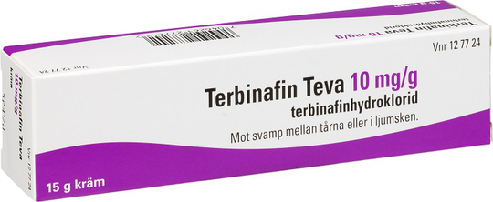 Terbinafin Teva Kräm 10mg/g Tub, 15g