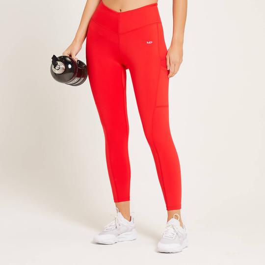 MP Women's Tempo 7/8 Leggings - Röd - XXL