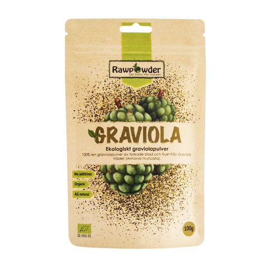 Rawpowder Graviola, 100g pulver ekologisk