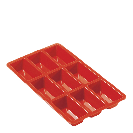 Guardini - Juliette Brödform Mini för 9 Bröd Röd
