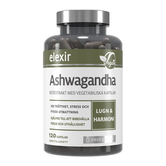 Elexir Pharma Ashwagandha, 120 kapslar