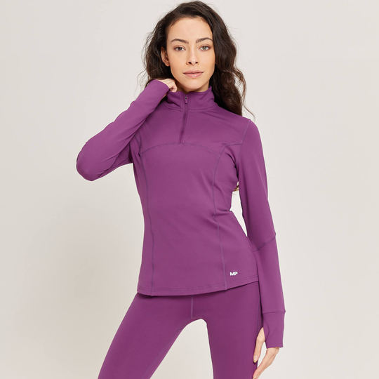 MP Women's Power 1/4 Zip Top - Lila - XL