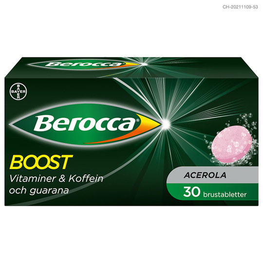 Berocca Boost Acerolasmak Brustablett 30 st