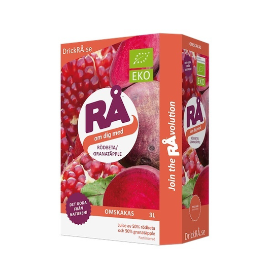 RÅ Granatäpple/Rödbeta Bag-in-Box Ekologisk* 300 cl