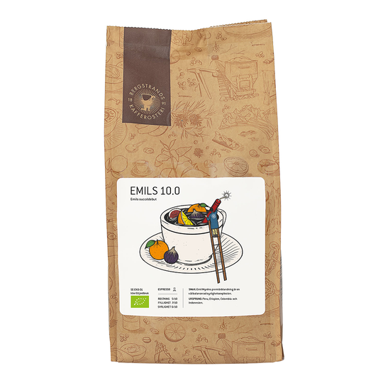 Bergstrands Kafferosteri - Espressobönor Emils 10.0 Eko 1 kg