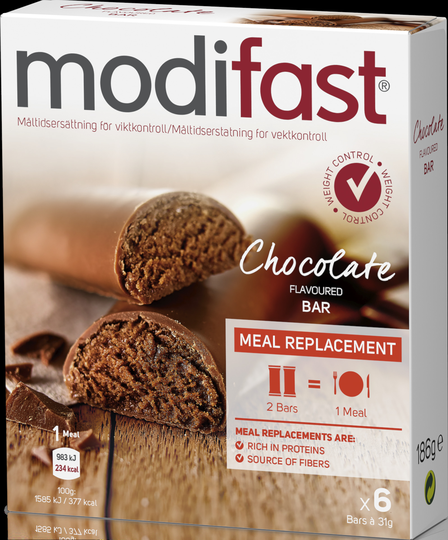 Modifast Bar Choklad 31g 6st