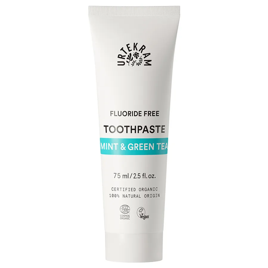 Urtekram Beauty Mint & Green Tea Toothpaste, 75ml ekologisk