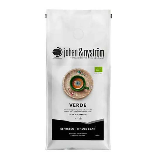 Johan & Nyström Verde Organic Espresso, 500 g ekologisk