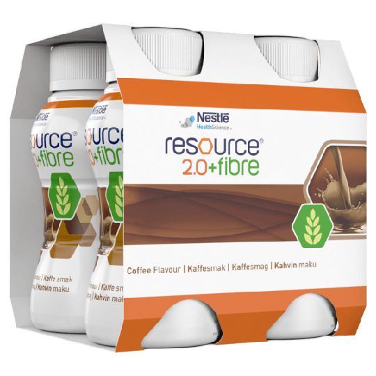 Resource 2.0+FIBRE Kaffe 4 x 200 ml
