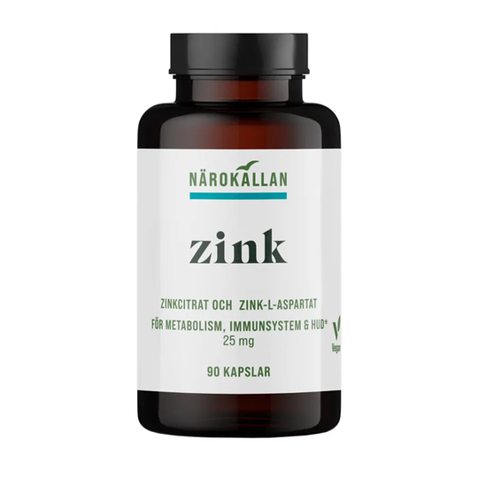 Närokällan Zink, 60 kapslar