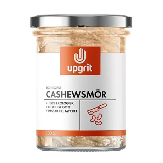 Upgrit Cashewsmör, 300 g ekologiskt