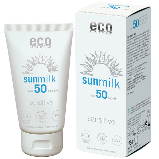 Eco Cosmetics Sun Milk SPF50 Sensitive 75 ml