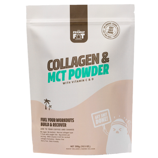 The Friendly Fat Company Collagen med Vitamin C & D 300 g