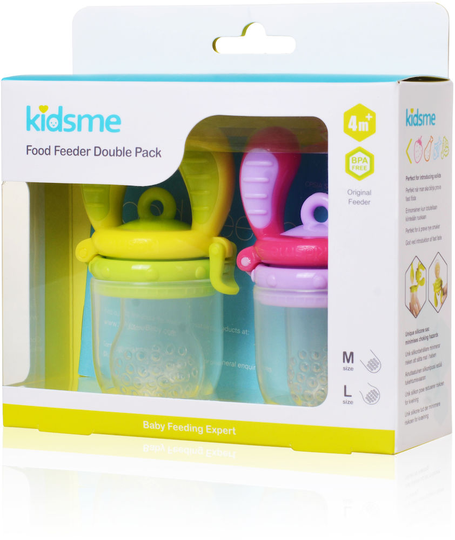 Kidsme Food Feeder (4m+ & 6m+) Lavendel/Lime