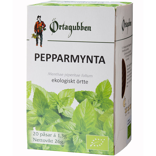 Örtagubben Pepparmynta Blad Te-påsar 20 st