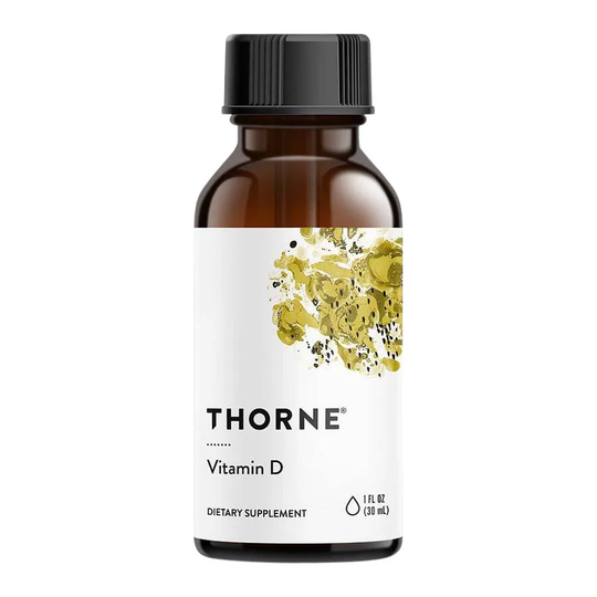 Thorne Research D-vitamin flytande 500 IE, 30 ml