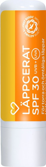 Hjärtats Läppcerat SPF30 Oparf 4,8 g